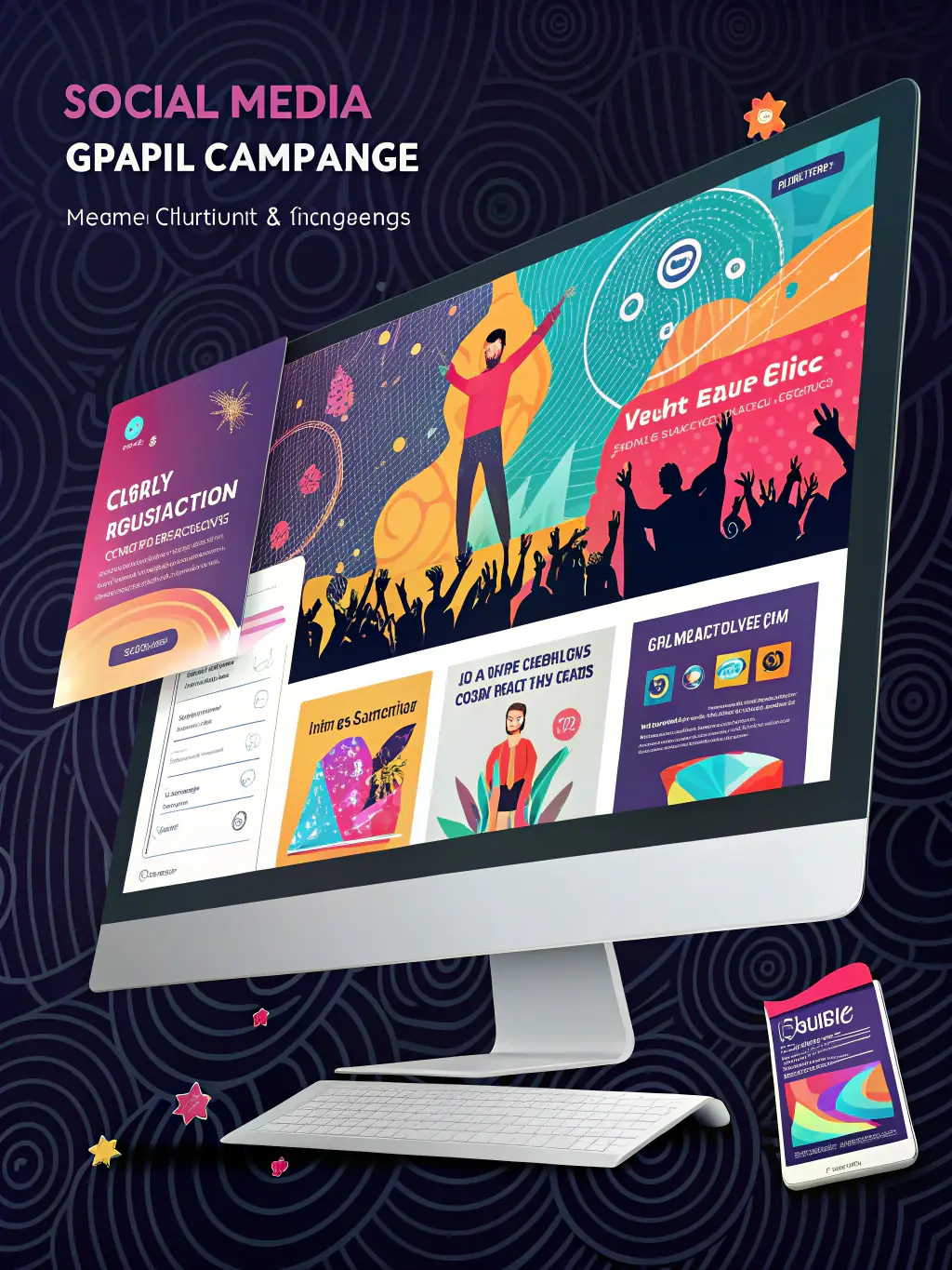 An example of an email marketing campaign template, showing a visually appealing layout with clear calls-to-action and personalized content.