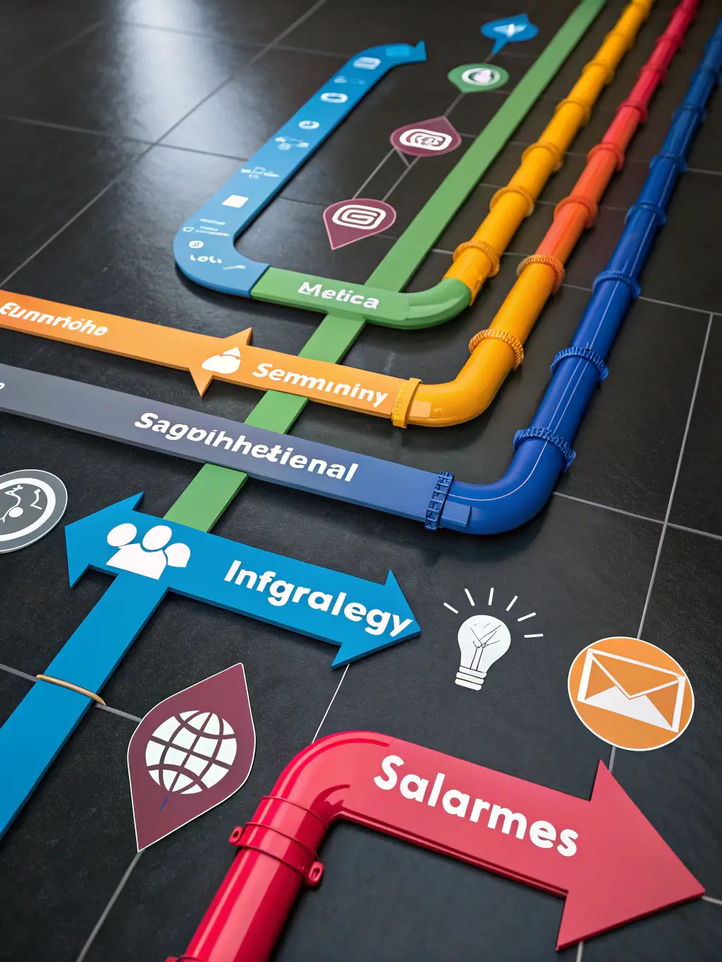 A step-by-step tutorial on setting up a sales pipeline in High Level, demonstrating how to track leads and manage deals through various stages, used in a tutorial about sales pipelines.