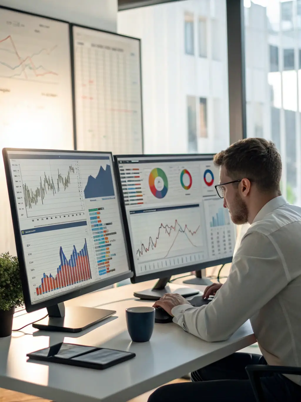 A clean, modern interface showing data being transferred from an old, cluttered spreadsheet to a new, organized CRM system, symbolizing a smooth data migration process.